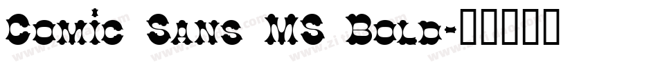 Comic Sans MS Bold字体转换
